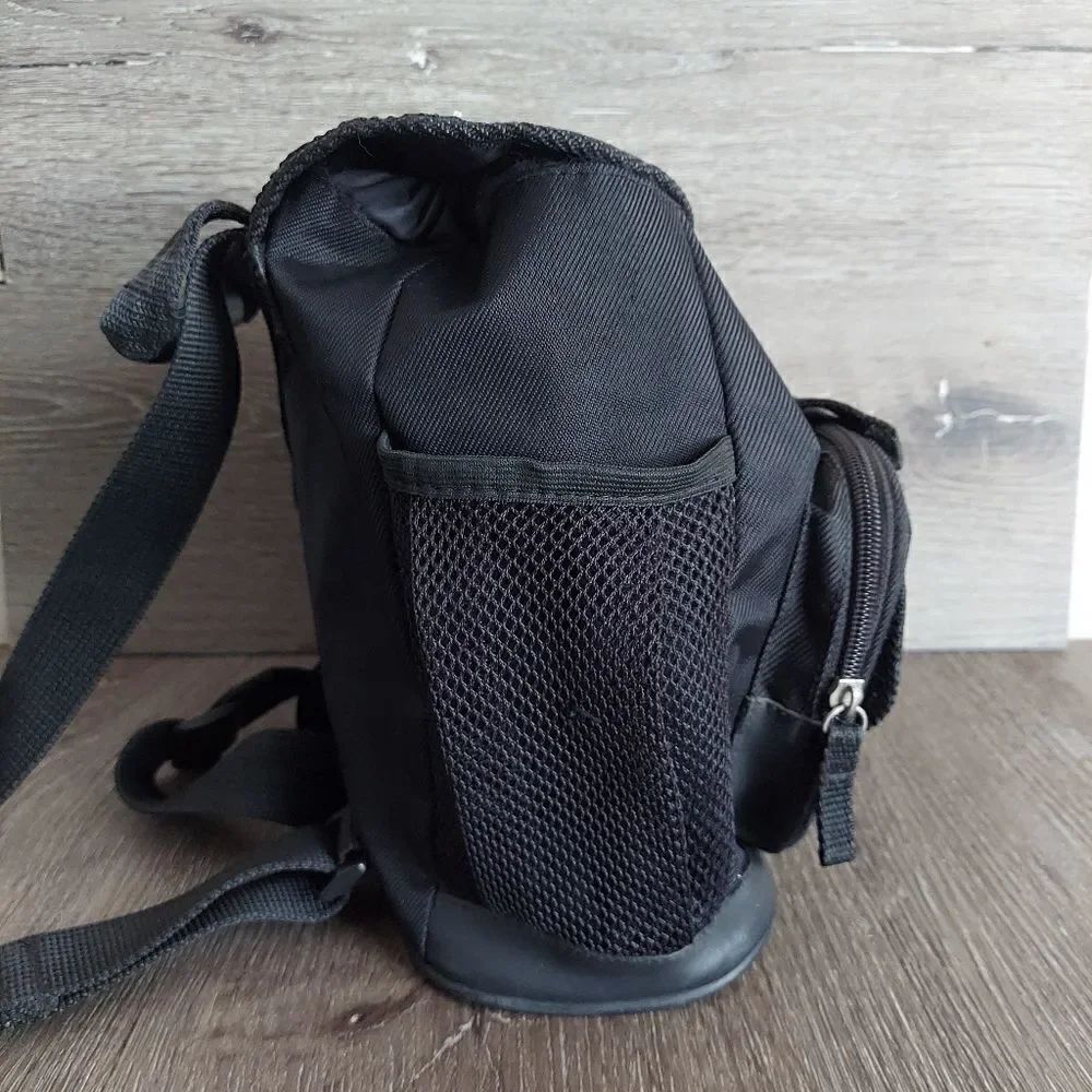 Vintage Route 66 Black Cinch Drawstring Backpack - Picture 2 of 13